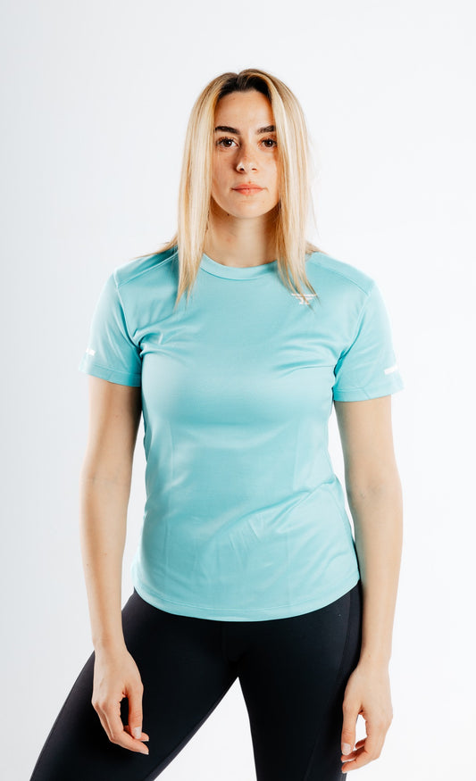 Runic women's T-shirt Aqua Blue