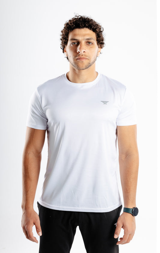 T-shirt Short Sleeve Slim White