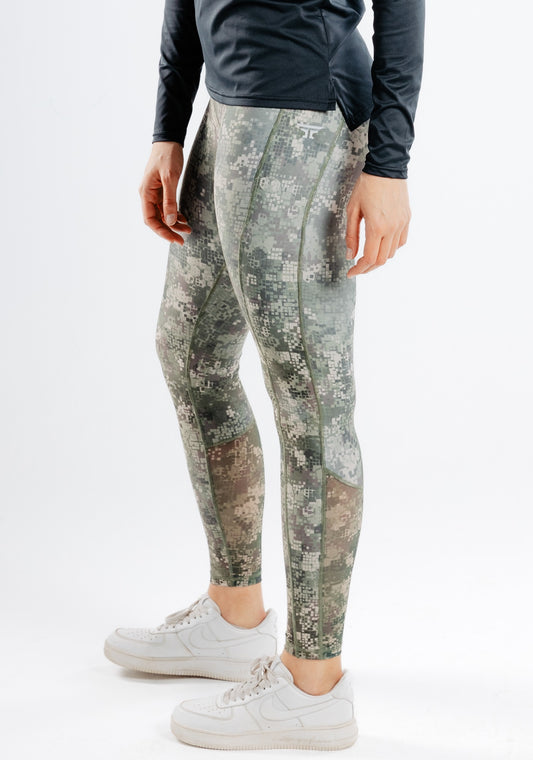 Runic women's leggings Camo Olive