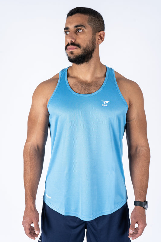 Runic Signature Tank Top Light Blue