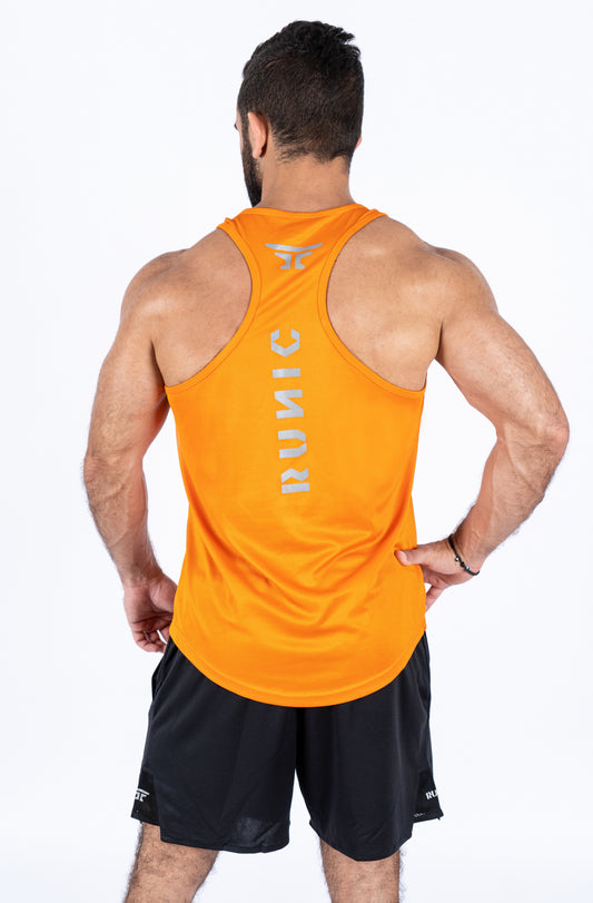 Runic Signature Tank Top Orange