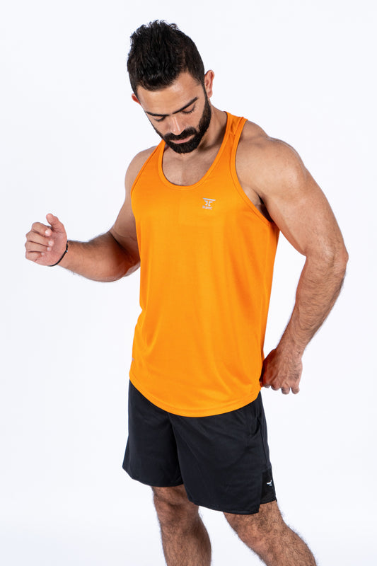 Runic Signature Tank Top Orange